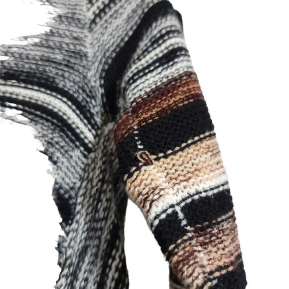 Crave Fame CardiganSweater Almost Famous Juniors Knit Waterfall Long Sleeve Sma  - Picture 8 of 12